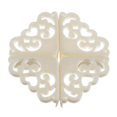 4pcs Flower Pattern Corner Protectors Soft Table Edge Guards