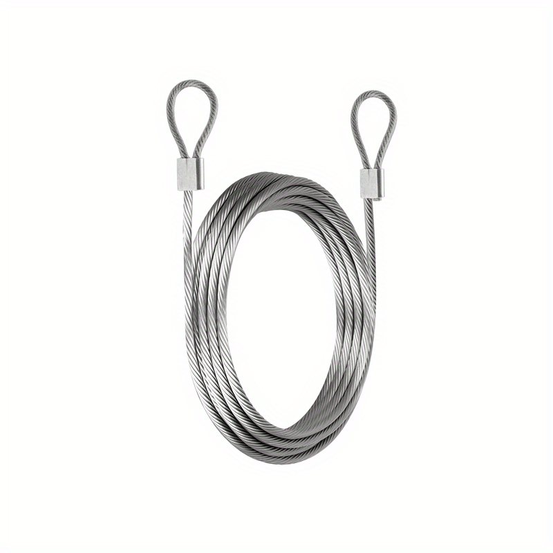 4pcs 12ft 2mm Stainless Steel Cable Wire Rope for Sun Shade Sail Fixing
