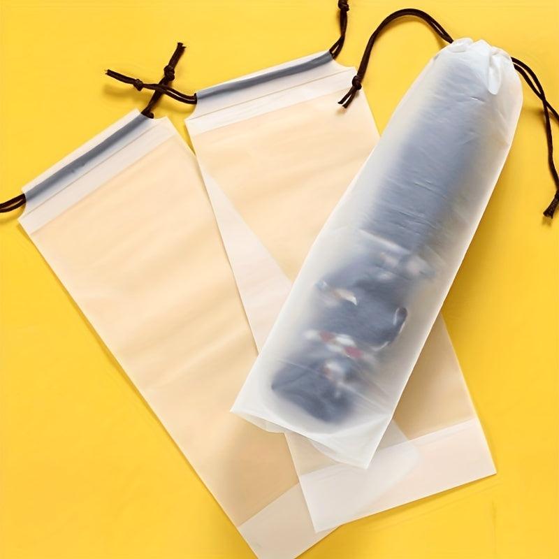 Matte Translucent Umbrella Storage Bag Drawstring Cover
