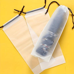 Matte Translucent Umbrella Storage Bag Drawstring Cover