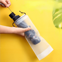 Matte Translucent Umbrella Storage Bag Drawstring Cover