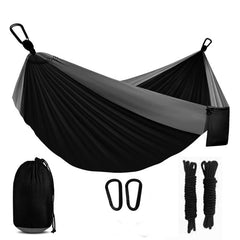 Double & Single Portable Hammock Lightweight Nylon Parachute