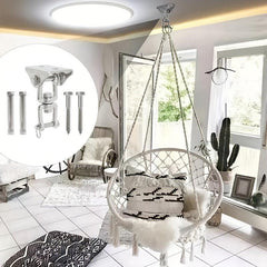 Heavy Duty Swing Hangers 360 Rotatable Suspension Hooks for Playground Porch