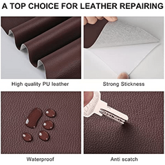 1pc Leather Repair Patch Self Adhesive Redecoration Tape for Sofa Car Seat
