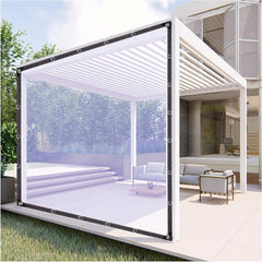 Clear Tarps Heavy Duty Waterproof Tarp with Grommets