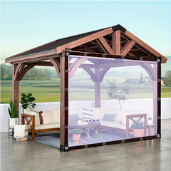 Clear Tarps Heavy Duty Waterproof Tarp with Grommets