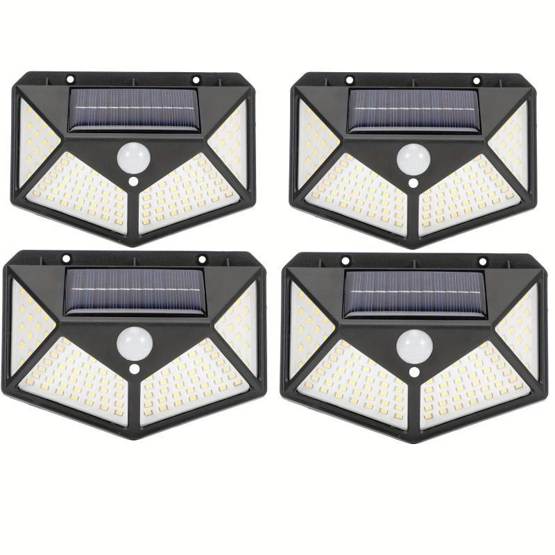 100 LED Solar Outdoor Lights Waterproof Motion Sensor Bright for Garden Pathway