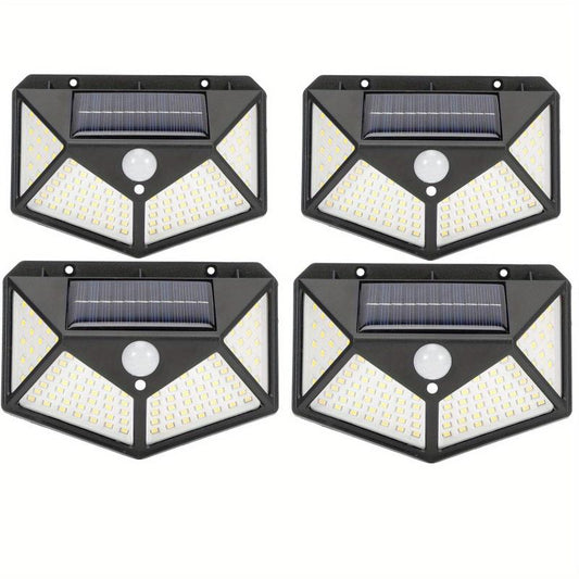 100 LED Solar Outdoor Lights Waterproof Motion Sensor Bright for Garden Pathway