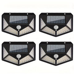 Solar Wall Lamp Outdoor Yard Light Human Body Induction Waterproof LED