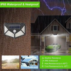 Solar Wall Lamp Outdoor Yard Light Human Body Induction Waterproof LED