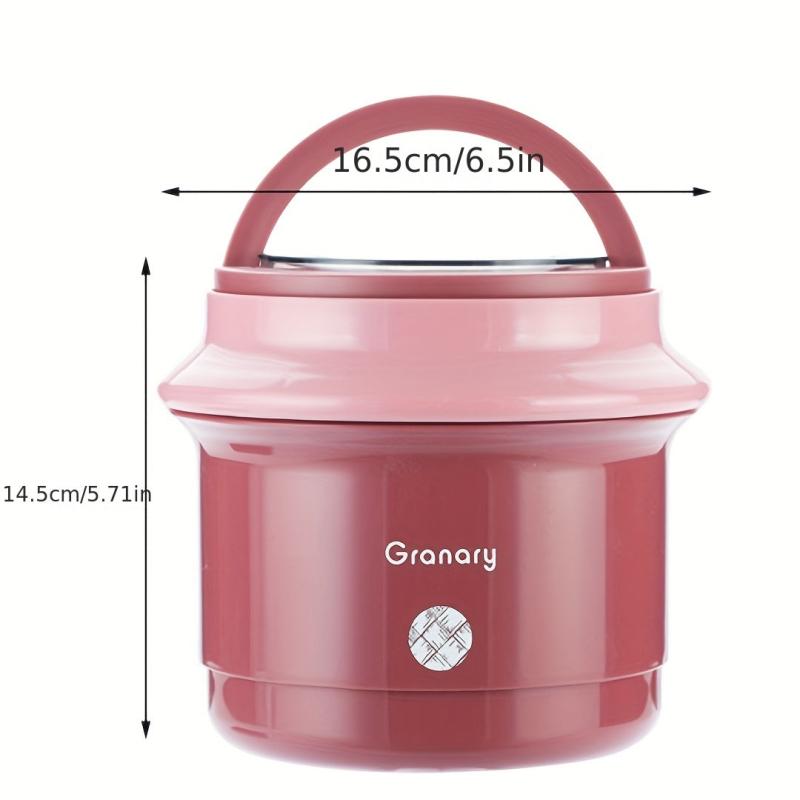 1pc Portable Layered Lunch Box Microwave Lunch Box For Office Workers