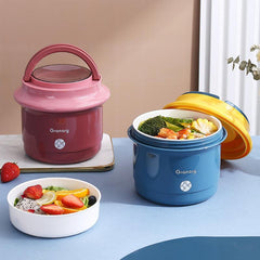 1pc Portable Layered Lunch Box Microwave Lunch Box For Office Workers