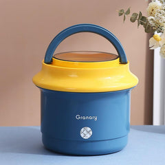 1pc Portable Layered Lunch Box Microwave Lunch Box For Office Workers