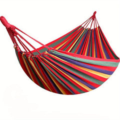 Outdoor Camping Hammock With Tree Straps Portable & Durable Holds 450lbs