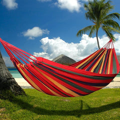 Outdoor Camping Hammock With Tree Straps Portable & Durable Holds 450lbs
