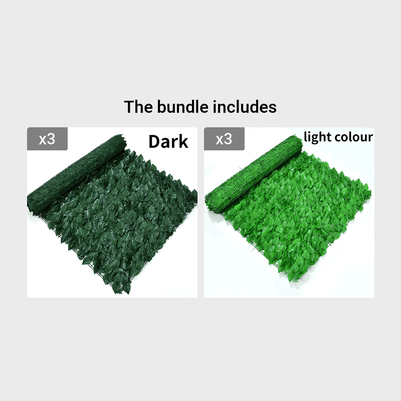 Artificial Ivy Privacy Fence Plastic Leaf Net Balcony Fence