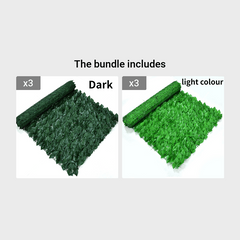 Artificial Ivy Privacy Fence Plastic Leaf Net Balcony Fence