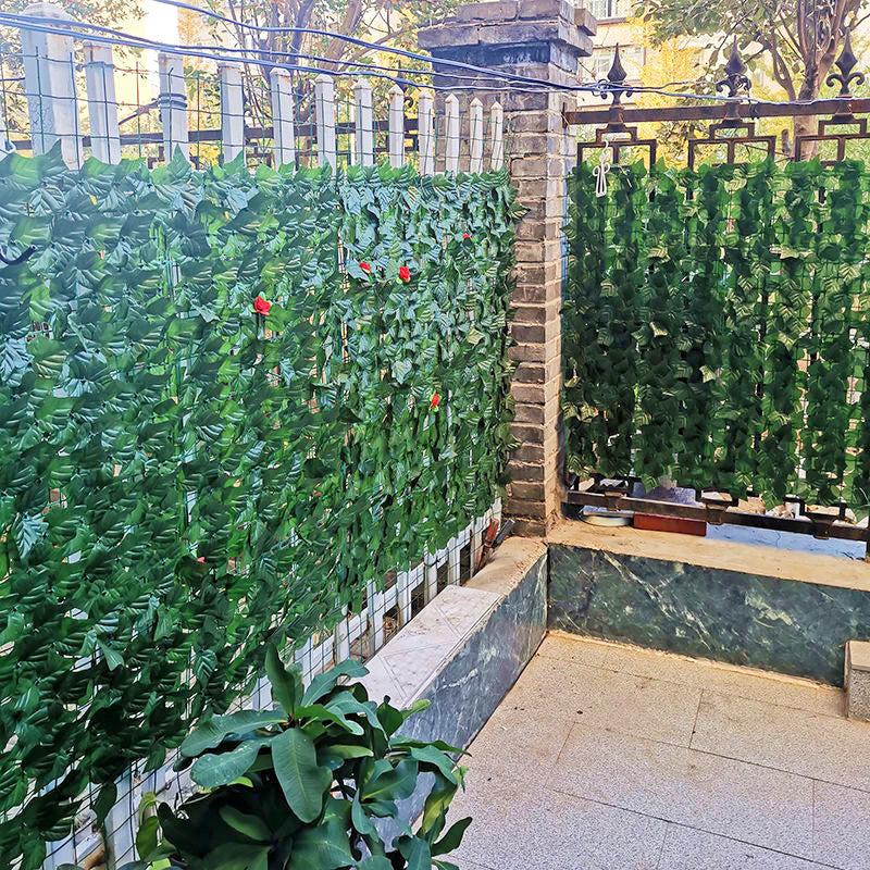 Artificial Ivy Privacy Fence Plastic Leaf Net Balcony Fence