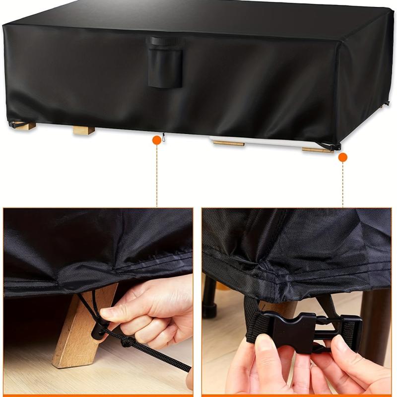 Outdoor Furniture Covers Waterproof Heavy 210D Combo Sofa Cover 180x120