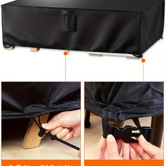 Outdoor Furniture Covers Waterproof Heavy 210D Combo Sofa Cover 180x120