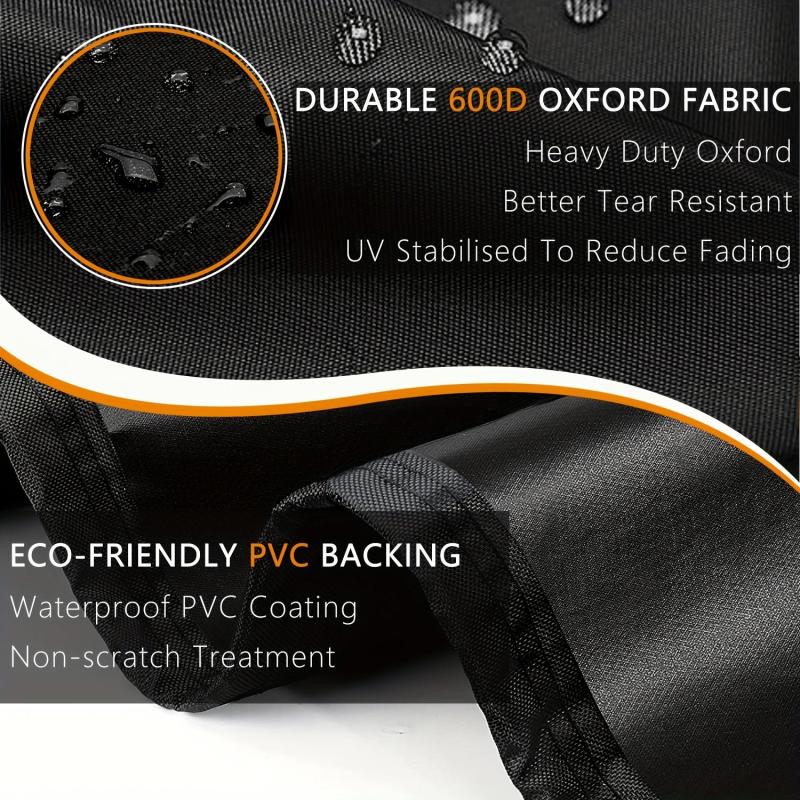 Waterproof 60-Inch Round Patio Furniture Cover