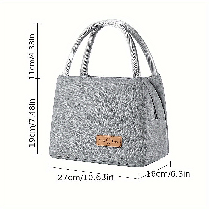 Large Insulated Lunch Bag for Travel Work School Picnic