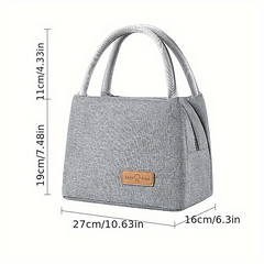 Large Insulated Lunch Bag for Travel Work School Picnic