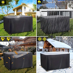 Waterproof Garden Table Cover 420D Oxford Tear Resistant Furniture Cover