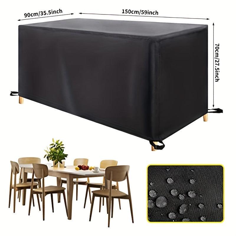 Waterproof Garden Table Cover 420D Oxford Tear Resistant Furniture Cover