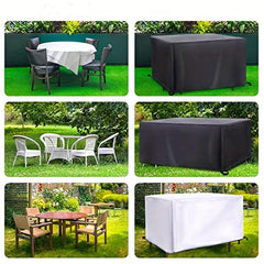 Waterproof Garden Table Cover 420D Oxford Tear Resistant Furniture Cover