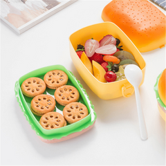 Kids' Double Tier Bento Box Set with Tableware