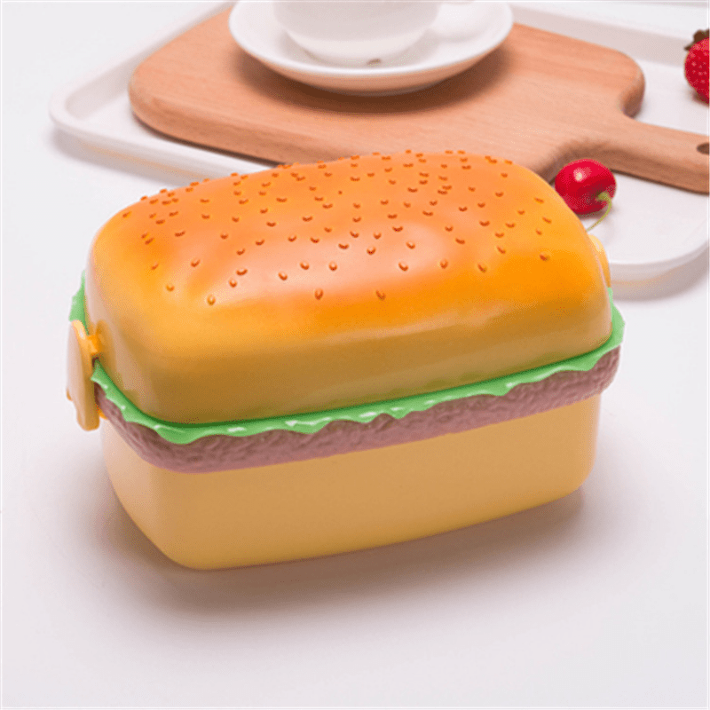 Kids' Double Tier Bento Box Set with Tableware
