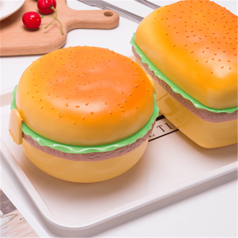 Kids' Double Tier Bento Box Set with Tableware