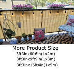 Balcony Privacy Screen Fence Cover UV Protection Shield Outdoor Fencing Net