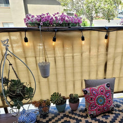 Balcony Privacy Screen Fence Cover UV Protection Shield Outdoor Fencing Net