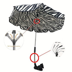 Summer Baby Stroller Umbrella Adjustable Angle Shaft & Patterns
