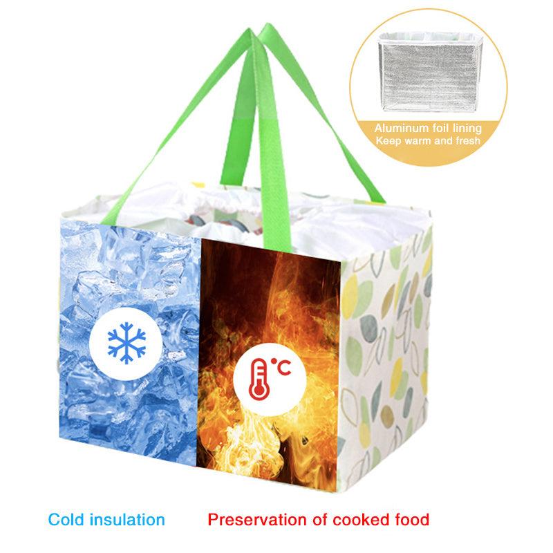 Insulated Food Bag Picnic Basket Thermal Heat Preservation Food Storage Bag