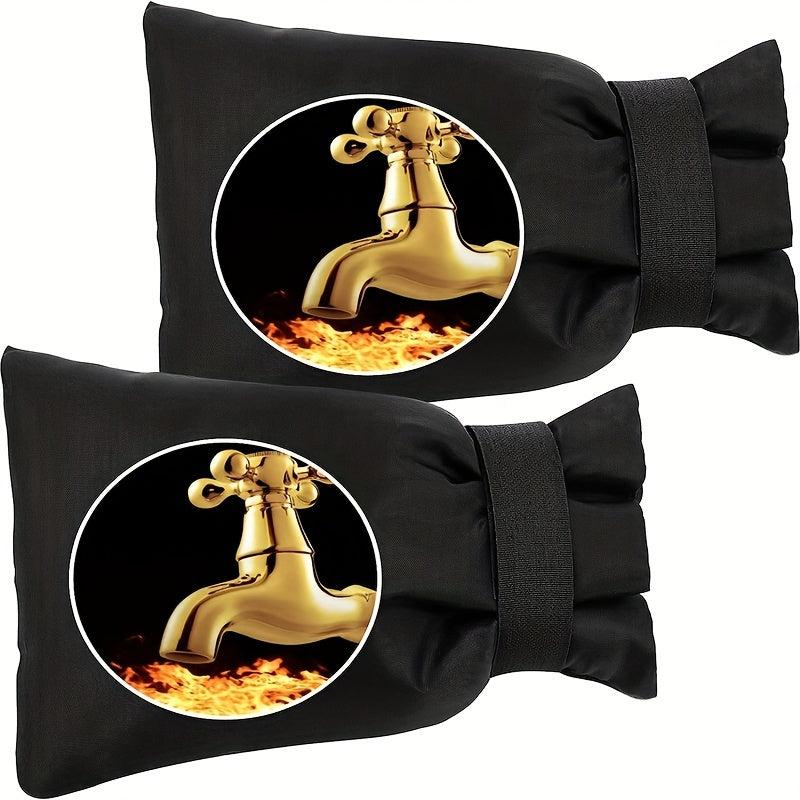 4pcs Winter Waterproof Faucet Cover Cold Proof Insulation Antifreeze
