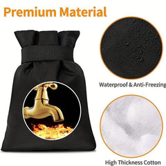 4pcs Winter Waterproof Faucet Cover Cold Proof Insulation Antifreeze