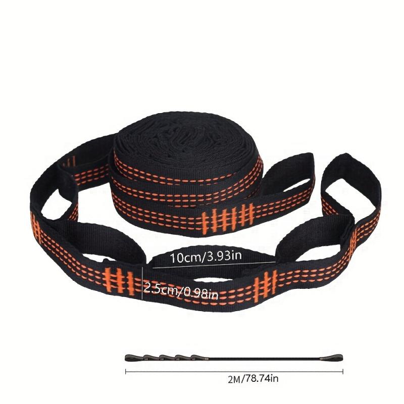 Outdoor Hammock Binding Set Knot Reinforced Polyester 5 Loops 14 Loops