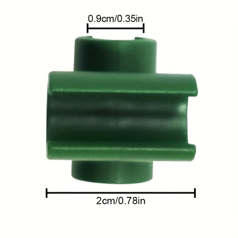 50pcs Cross Buckle Plant Support Gardening Pole Climbing Vine Frame