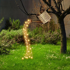 Solar Watering Can Light Garden Decorations Outdoor Waterproof Shower Lights