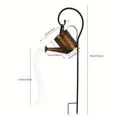 Solar Watering Can Light Garden Decorations Outdoor Waterproof Shower Lights