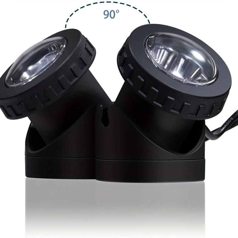 6LED Solar Spot Lights Outdoor Pond Light Waterproof Submersible Lamps