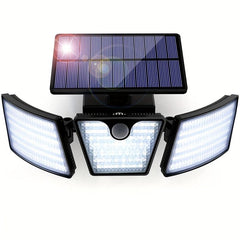 2pc 266LEDs Solar Outdoor Lights Ultra Bright Motion Sensor Lights