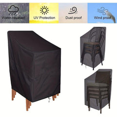 Waterproof Stackable Chair Cover for Indoor & Outdoor Furniture
