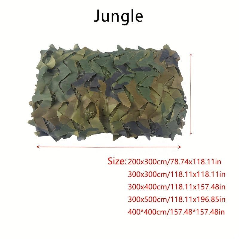 1pc Camo Netting Camouflage Net Bulk Roll Sunshade Mesh Netting
