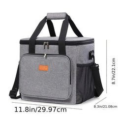 Large Capacity Insulated Lunch Bag for Work & Picnic
