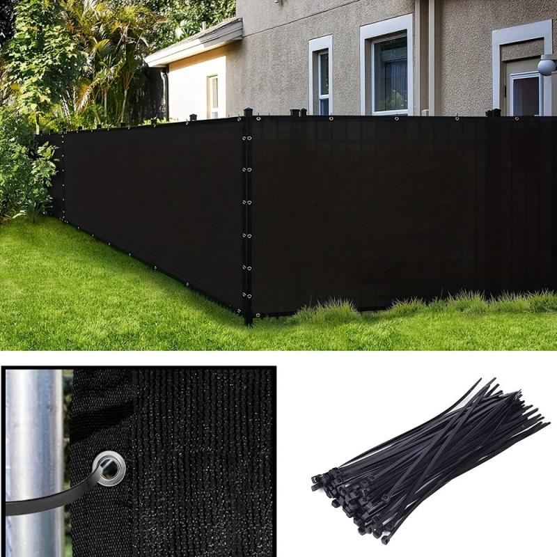 Privacy Fence Netting Screen Outdoor Shade Windscreen Mesh Fabric 6x15ft