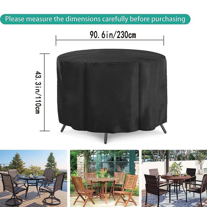 Circular Courtyard Furniture Cover - Fits Most Circular Furniture